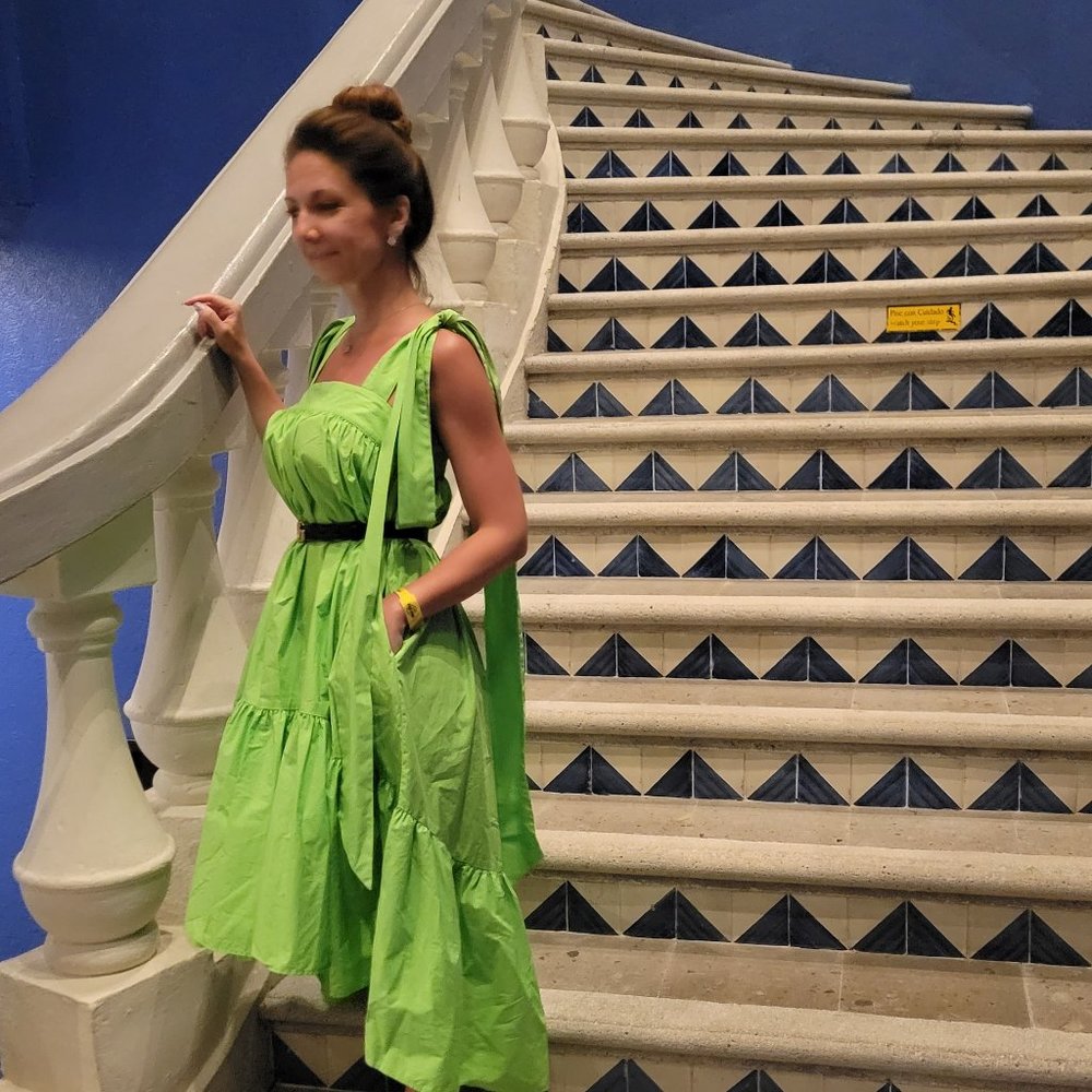 Christopher John Rogers X Target Green Dress With… - image 4